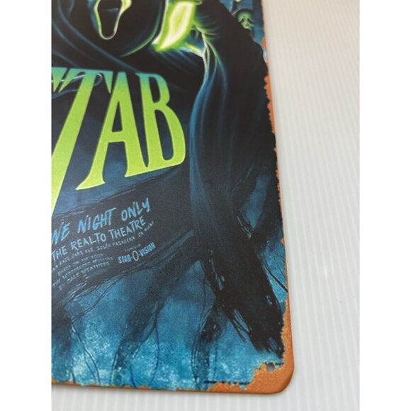 Scream Ghostface Tin Sign 12x8" Stab Horror Movie Wall Decor Halloween NEW - Picture 3 of 6